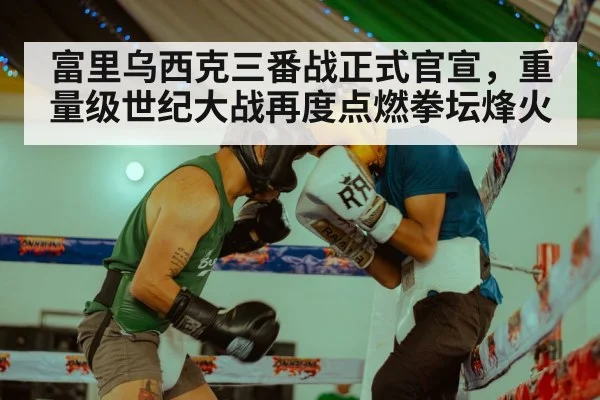 富里乌西克三番战正式官宣，重量级世纪大战再度点燃拳坛烽火